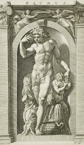 Bacchus av Hendrick Goltzius