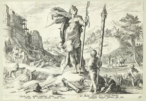 Bronsåldern av Hendrick Goltzius