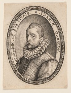 Byst av en man vänd åt vänster av Hendrick Goltzius