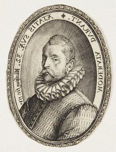 Byst av en man vänd åt vänster av Hendrick Goltzius