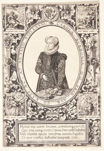 Charlotte av Bourbon av Hendrick Goltzius