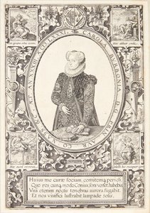 Charlotte av Bourbon av Hendrick Goltzius