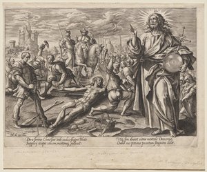 Kristus av Hendrick Goltzius