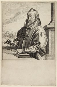 Christopher Plantin av Hendrick Goltzius