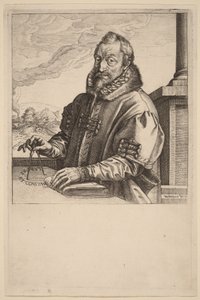 Christopher Plantin av Hendrick Goltzius