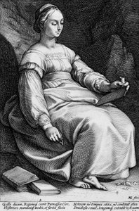 Klio av Hendrick Goltzius
