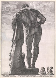 De Hercules Farnese av Hendrick Goltzius