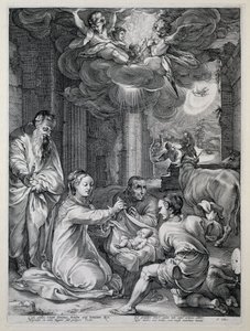 Tillbedjan av herdarna Mary