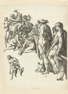 Barnmordet i Betlehem av Hendrick Goltzius