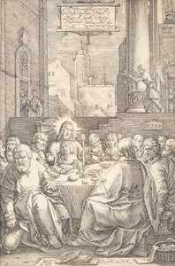 Nattvarden av Hendrick Goltzius