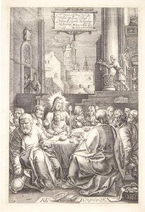 Nattvarden av Hendrick Goltzius