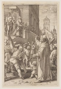 Ecce Homo, från Passionen av Hendrick Goltzius