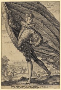 Fanförare av Hendrick Goltzius