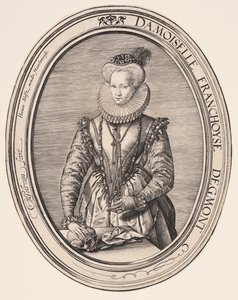 Françoise van Egmond av Hendrick Goltzius