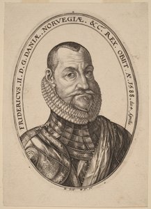 Fredrik II, kung av Danmark och Norge av Hendrick Goltzius
