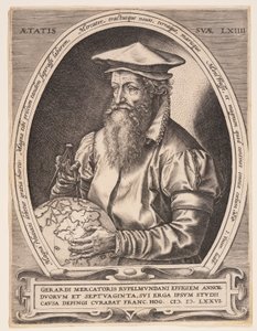 Gerardus Mercator av Hendrick Goltzius