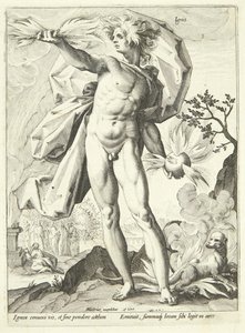 Ild (eld) av Hendrick Goltzius