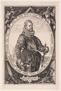 Jacques de la Faille av Hendrick Goltzius