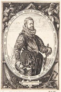 Jacques de la Faille av Hendrick Goltzius