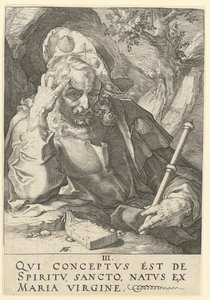Jakob den äldre, blad 3 i serien ”Kristus, de tolv apostlarna och Paulus” av Hendrick Goltzius