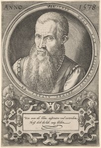 Jan Goltz II av Hendrick Goltzius