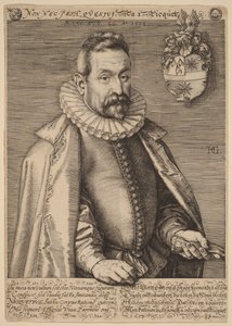 Jan Nicquet av Hendrick Goltzius