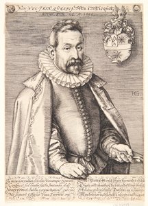 Jan Nicquet av Hendrick Goltzius