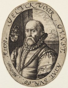 Jan van Broeckhoven av Hendrick Goltzius