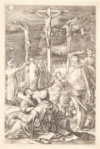 Jesus på korset av Hendrick Goltzius
