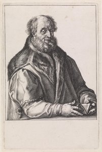 Johannes Zurenus (1517-1591) av Hendrick Goltzius