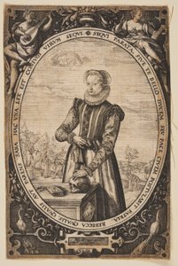 Josina Hamels av Hendrick Goltzius