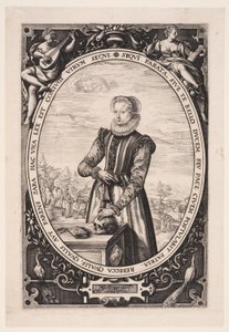 Josina Hamels av Hendrick Goltzius