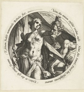Judith med huvudet av Holofernes av Hendrick Goltzius