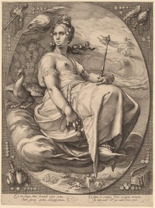 Juno av Hendrick Goltzius