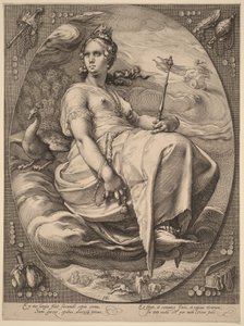 Juno av Hendrick Goltzius
