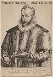 Justus Lipsius av Hendrick Goltzius