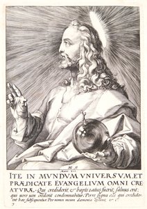 Kristus av Hendrick Goltzius