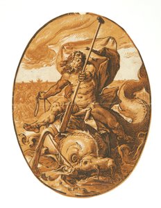 Neptunus av Hendrick Goltzius