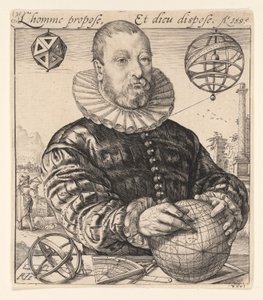 Nicolaus Petri från Deventer av Hendrick Goltzius