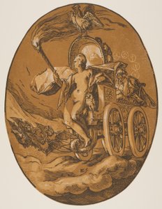 Nox, från The Deities av Hendrick Goltzius