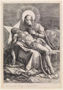 Pietà av Hendrick Goltzius