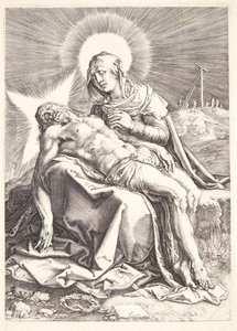 Pietà av Hendrick Goltzius