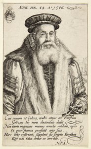 Pieter van Foreest av Hendrick Goltzius