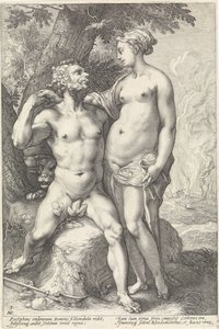 Pluto och Proserpina Godenparen (serietitel) av Hendrick Goltzius