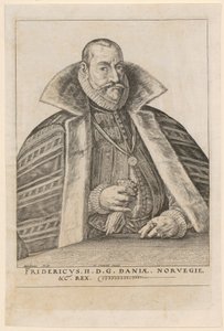 Porträtt av Fredrik II, kung av Danmark och Norge av Hendrick Goltzius