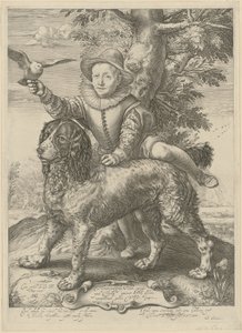 Porträtt av Frederik de Vries av Hendrick Goltzius