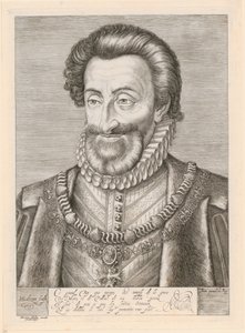 Porträtt av Henrik IV, kung av Frankrike av Hendrick Goltzius