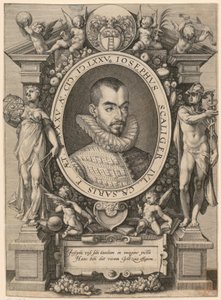 Porträtt av Josephus Justus Scaliger av Hendrick Goltzius