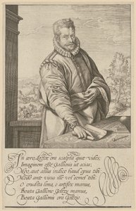 Porträtt av Philips Galle av Hendrick Goltzius