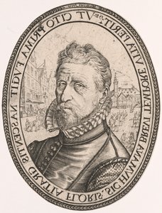 Porträtt av Albert Fransz. Schatter av Hendrick Goltzius